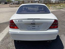 2002 Mercedes-Benz CL-Class CL 500 2 Door Coupe