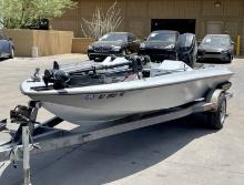 1987 Tracker Bass Boat with Single Axle Trailer -With Reserve-