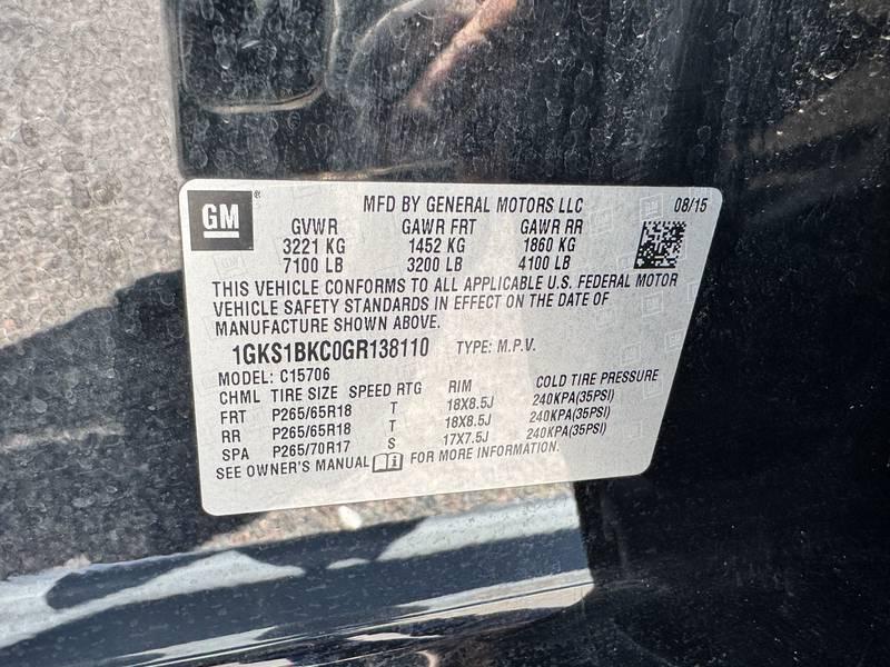 2016 GMC Yukon SLT 4 Door SUV