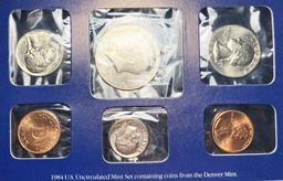 1984 Uncirculated U.S. Mint Set (12-coins)