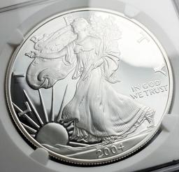2004-W Proof American Silver Eagle NGC PF69 Ultra Cameo