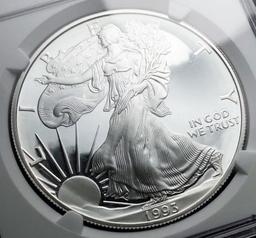 1993-P Proof American Silver Eagle NGC PF69 Ultra Cameo