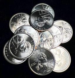 2000-2010 (11-coins) Sacagawea Dollar Set Littleton
