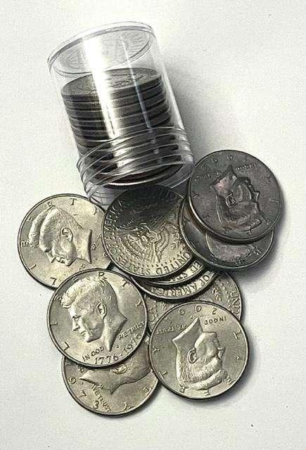 1971-2001 Mixed Year Kenndy Half Dollar Roll (20-coins)