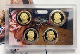 2007 U.S. Mint Presidential Dollar Proof Set (4-coins)