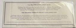 2022 Wounded Warrior Project Colorized Challenge Token *Sealed*