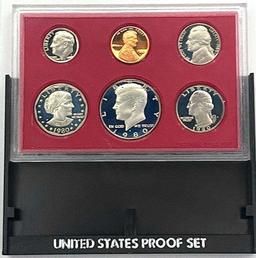 1980 U.S. Mint Proof Set (6-coins)