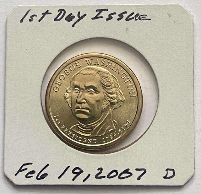 2007 George Washington Presidential Dollar