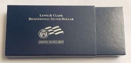 2004 U.S. Mint Lewis & Clark Bicentennial Commemorative Proof Silver Dollar