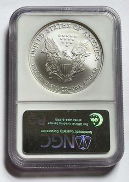 2007-W American Silver Eagle NGC MS70 Early Releases