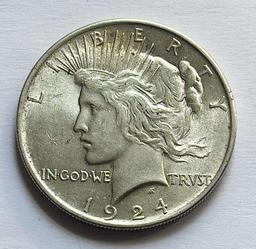 1924 Peace Silver Dollar MS63