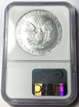 1997 American Silver Eagle NGC MS69