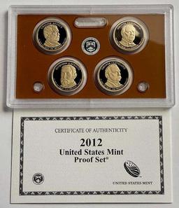 2012 U.S. Mint Proof Set (14-coins)