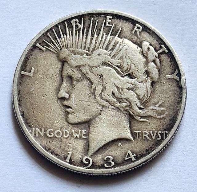 1934-S Peace Silver Dollar