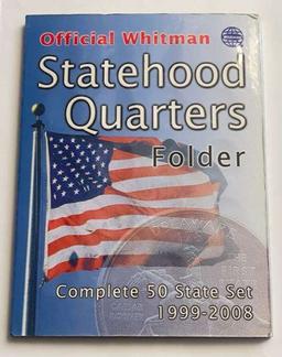 1999-2008 Statehood Quarters Complete Folder (50-coins)