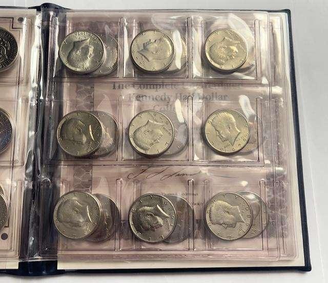 1964-1987 Kennedy Half Dollars Album (41-coins)