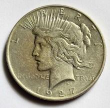 1927 Peace Silver Dollar XF