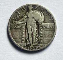 1929-S Standing Liberty Silver Quarter VF