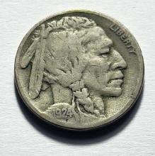 1924-S Buffalo Nickel Good