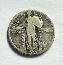 1927-S Standing Liberty Silver Quarter Good