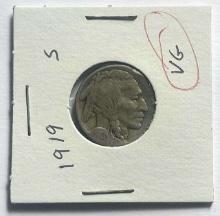 1919-S Buffalo Nickel VG