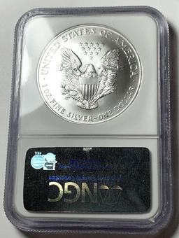 2001 American Silver Eagle NGC MS69