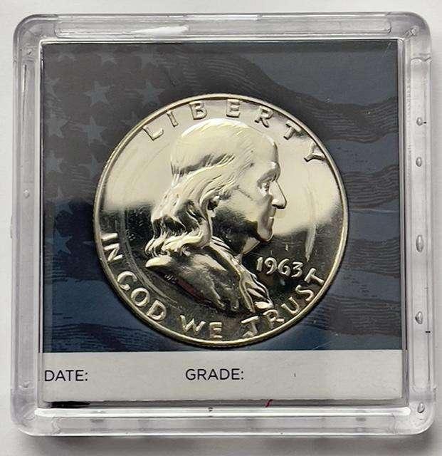 1963 Franklin Proof Silver Half Dollar