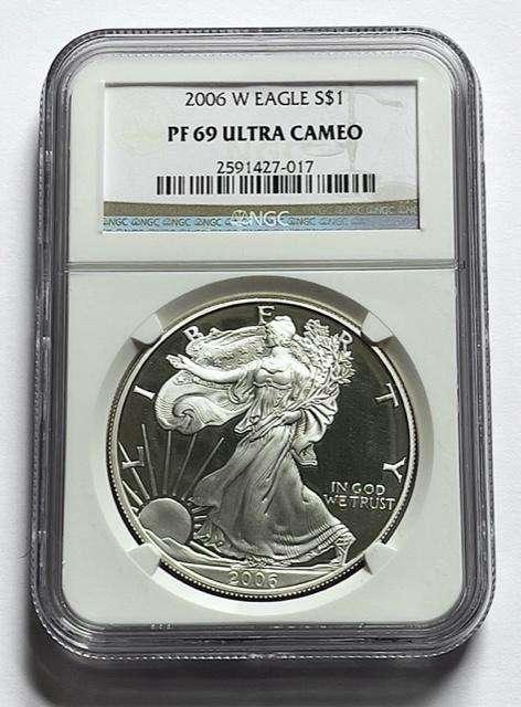 2006-W American Silver Eagle NGC PF69 Ultra Cameo