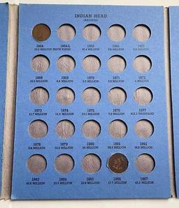1864-1907 Indian Head Small Cent Album (10-coins)