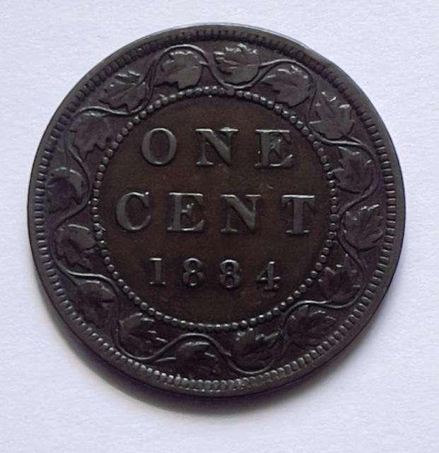 1884 Canada Large Cent VF