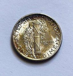 1943-S Mercury Silver Dime MS66FB