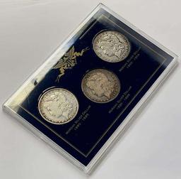 1882-O 1897-O 1901-O Morgan Silver Dollar Coin Set (3-coins)