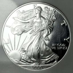 2000-P American Silver Eagle NGC PF69 Ultra Cameo