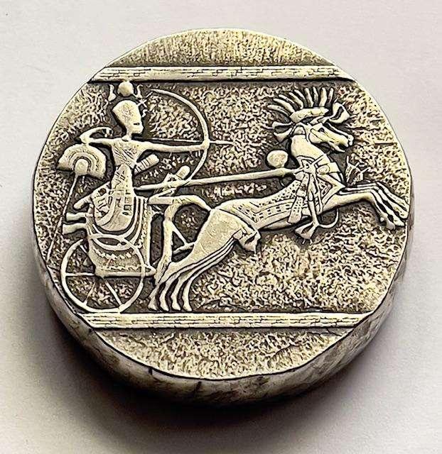 2020 Egyptian Relic Series Chariot of War 5 ozt .999 Silver
