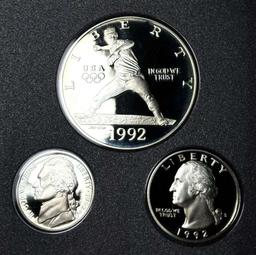 1992-S US Mint Prestige 7-coin Proof Set with Box & COA