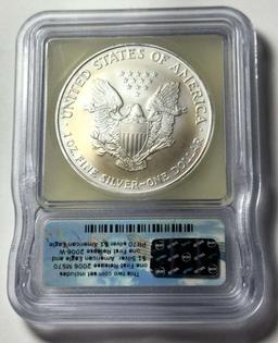 2006 American Silver Eagle ICG MS70 First Release