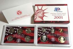 2001-S US Mint (10-coin) Silver Proof Set
