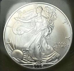 2006 American Silver Eagle ICG MS70 First Release