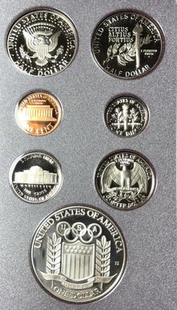 1992-S US Mint Prestige 7-coin Proof Set with Box & COA