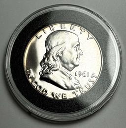 1961 Franklin Half Dollar PF68