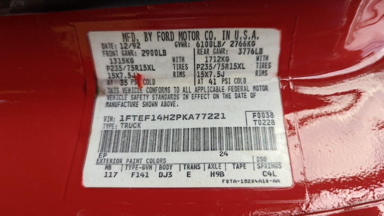 1993 Ford F 150 Step Side