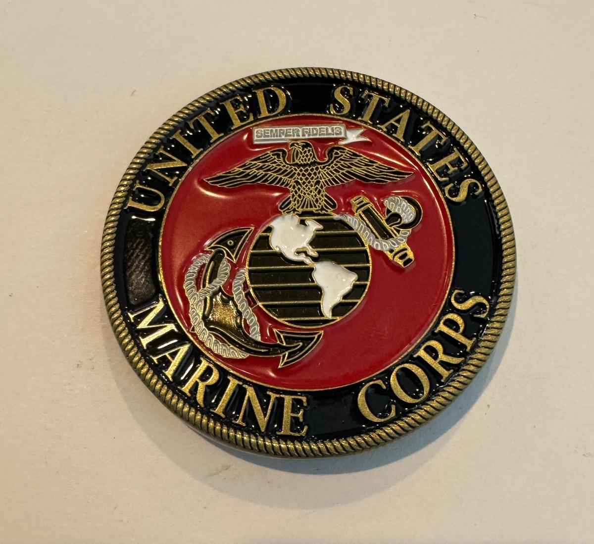 US MARINES CHALLENGE COIN TOKEN