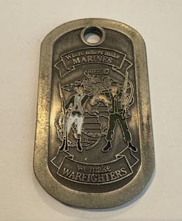 MARINES / DOG TAG COMMEMORATIVE MEDAL