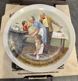 COLLECTIBLE CERAMIC PLATE - IN ORIGINAL BOX WITH PAPERS