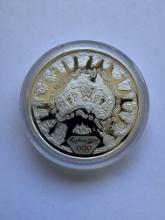 2000 SIDNEY OLYMPICS 5 DOLLARS COIN - AUSTRALIAN MAP