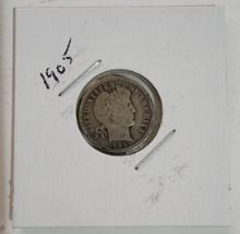 1905 BARBER DIME COIN