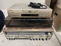 LASONIC DVD-8870 Player & Fisher MC-3160 Sound Stage II Stereo - (Sold As-Is, Possibly Needs Repair)