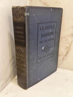 Clarence Darrow For The Defense (1941) Book By Irving Stone - First Edition
