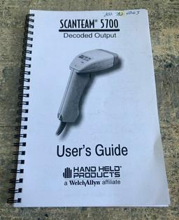 5700 Scanteam Laser Scanner WELCH ALLYN User Guide , Scan Codes Book