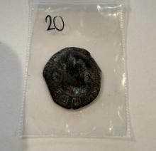 Antique Spanish Coin – Reign of King Philip IV (1621–1665)